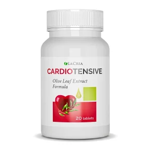 Frasco de Cardiotensive Comprimidos con hoja de olivo y espino blanco