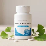 Comprimidos de Earlick Forte con ginkgo biloba y vitaminas del grupo B