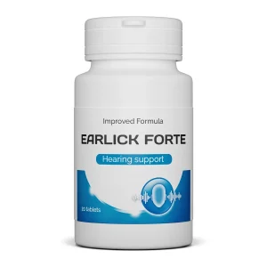 Envase de Earlick Forte con 20 comprimidos para el bienestar general