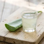 Jugo de hoja de aloe vera (Aloe barbadensis)