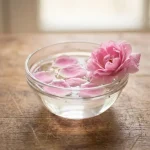 Agua de flor de rosa damascena