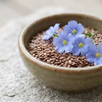 Extracto de semilla de lino 50:1 (Linum usitatissimum), 20 % de lignanos