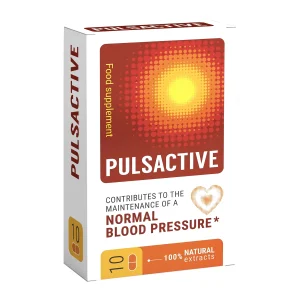 Caja de Pulsactive cápsulas para la tensión arterial